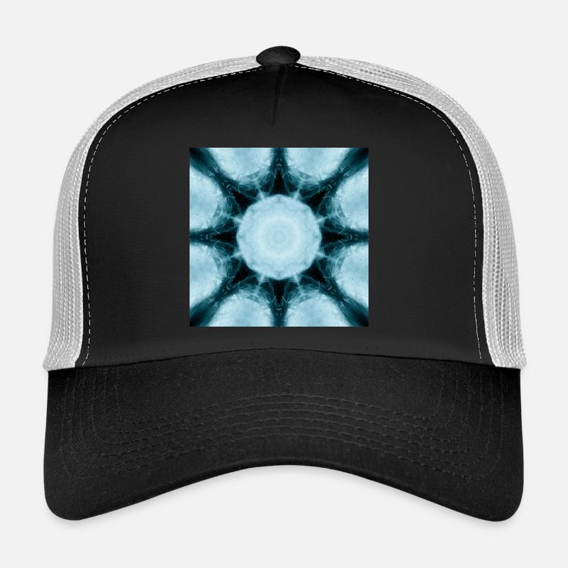 Kaléidoscope du Mandala Glacé Casquette trucker 