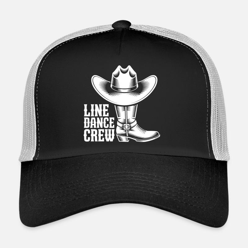 Troupe de danse en ligne avec un flair occidental Casquette trucker 