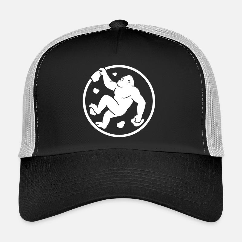 Gorilla Bouldering: Minimalist Badge Logo Trucker Cap