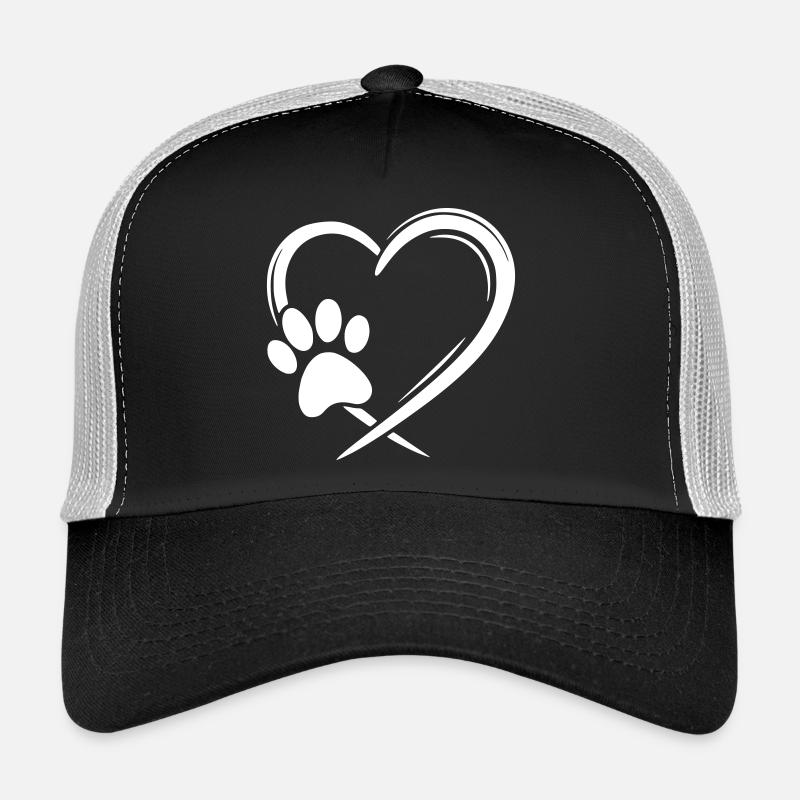 Pfote Herz Trucker Cap