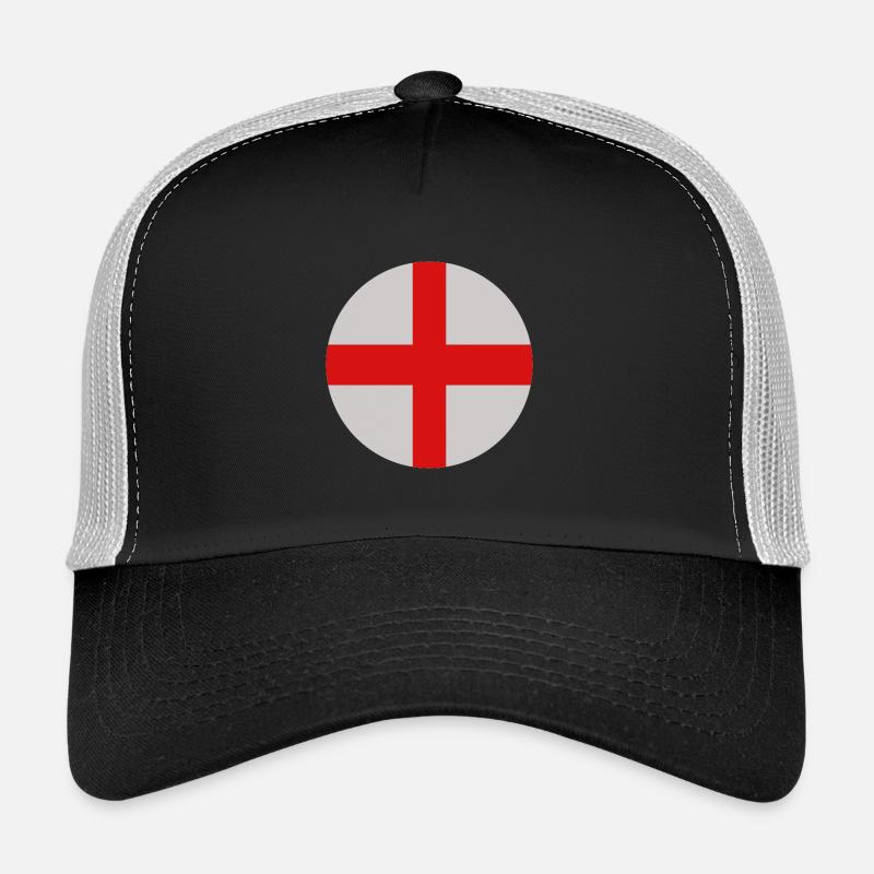 Drapeau rond anglais Casquette trucker 