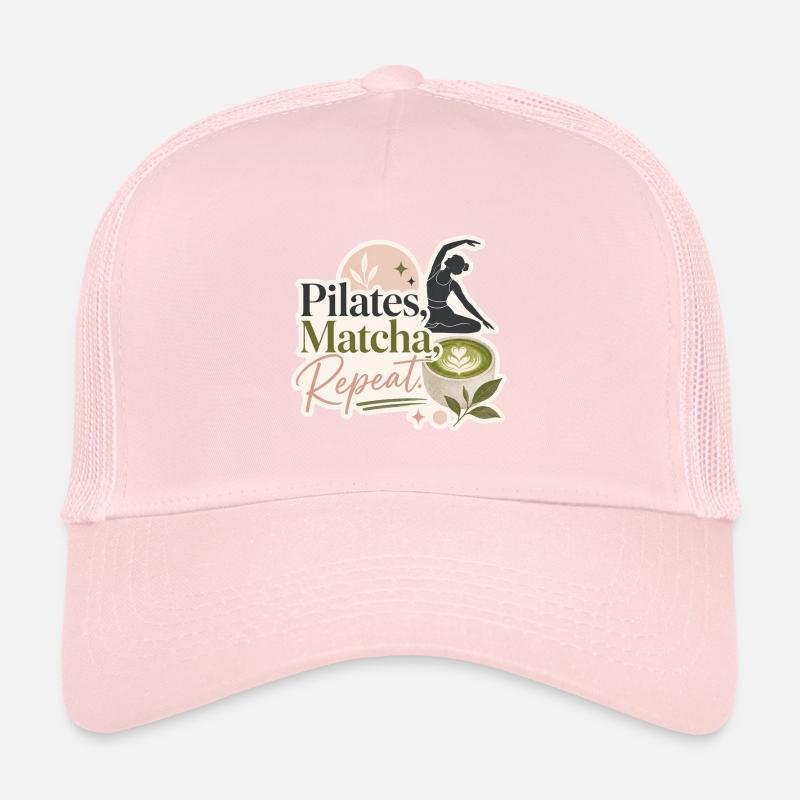 Pilates - Matcha - Répéter Casquette trucker 