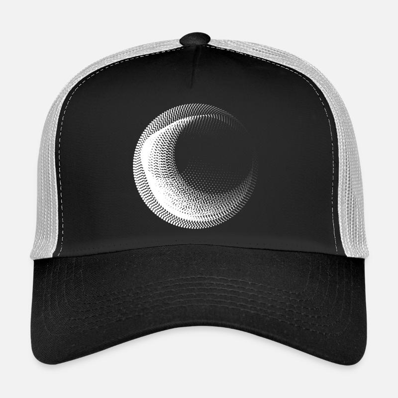 Conception de cercles points Casquette trucker 