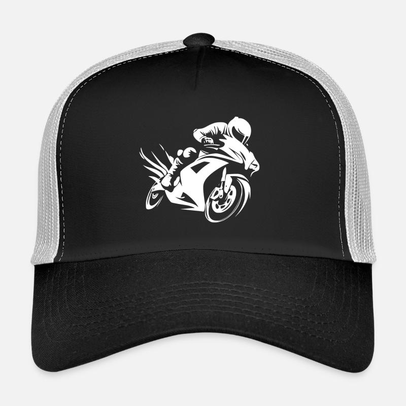 Motorcycle Motorcycle Rider Trucker Cap