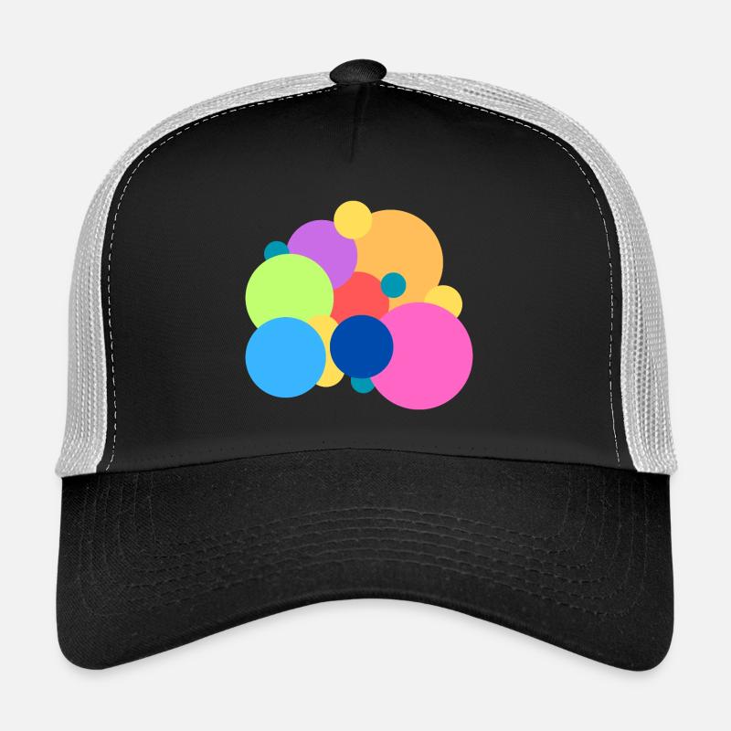 Verspielte Farbpunkte Trucker Cap