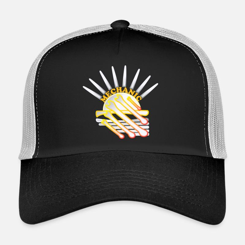 Mechanic's wrench - Trucker Cap - black/stone grey