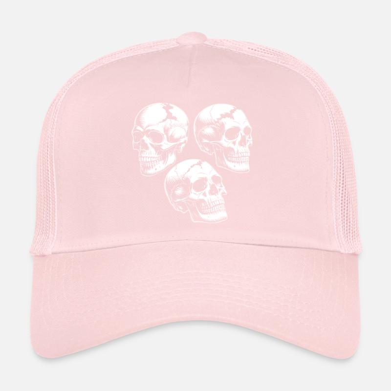 Silhouettes des Trois Crânes Casquette trucker 