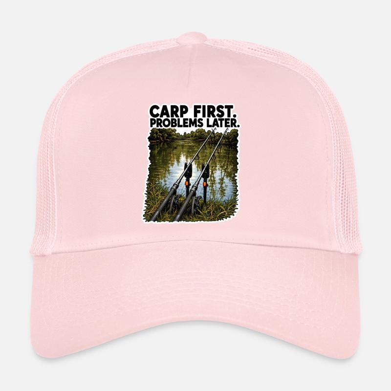 Premiers problèmes de la carpe Plus tard conception de la pêche Casquette trucker