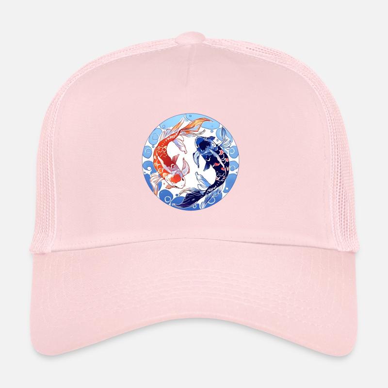 Conception du cercle Koi YinYang Casquette trucker 