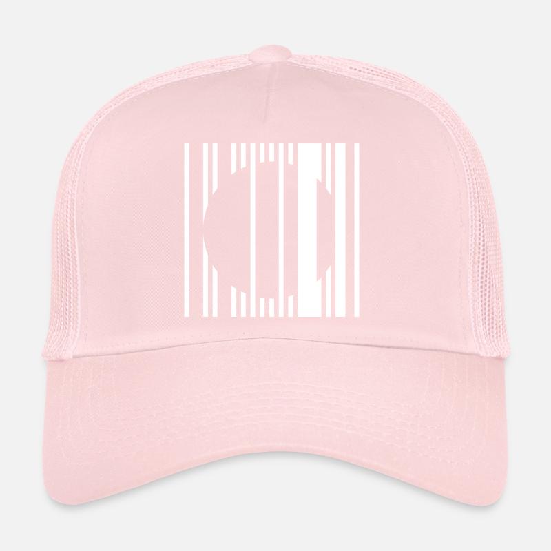 Cercle à bandes verticales Casquette trucker 