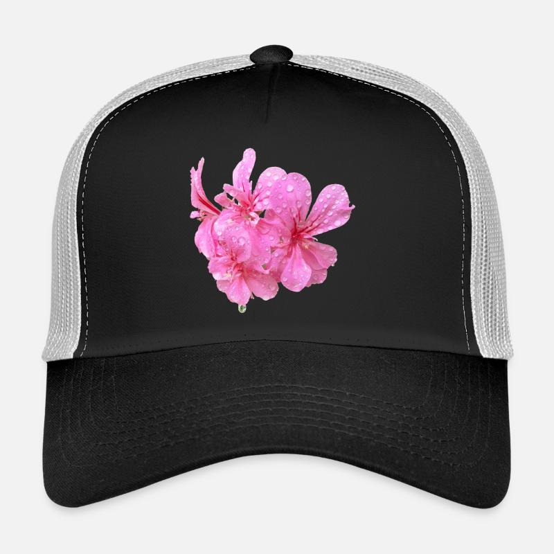 Vibrant_Pink_Geranium_Flowers Casquette trucker 