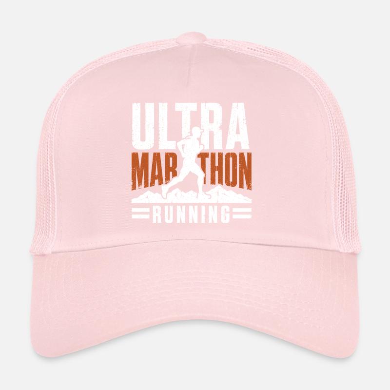 Graphique du coureur en course d’ultra-marathon Casquette trucker 