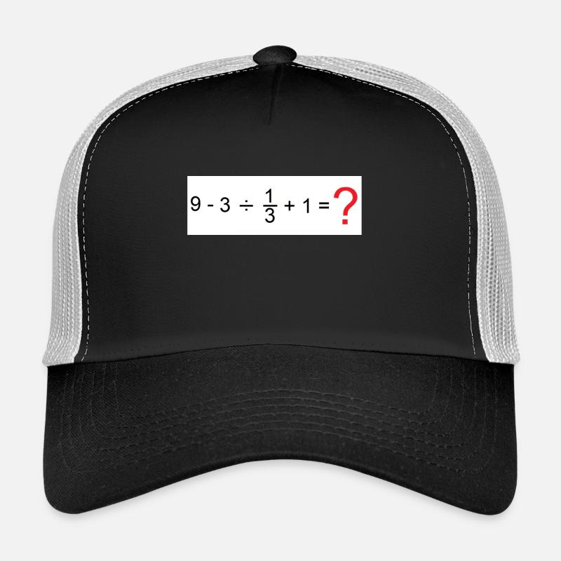mathematics - Trucker Cap - black/stone grey