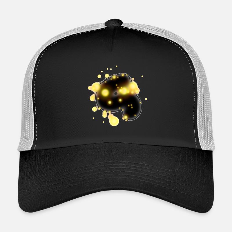 Design - Trucker Cap - Schwarz/Steingrau