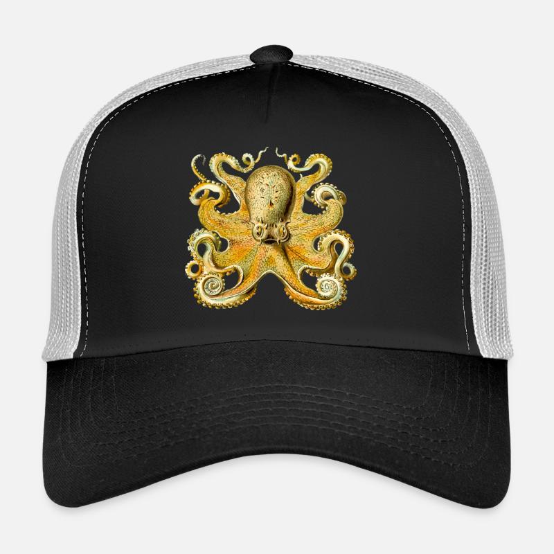 squid giant octopus octopus octopus squid sepia fish Trucker Cap