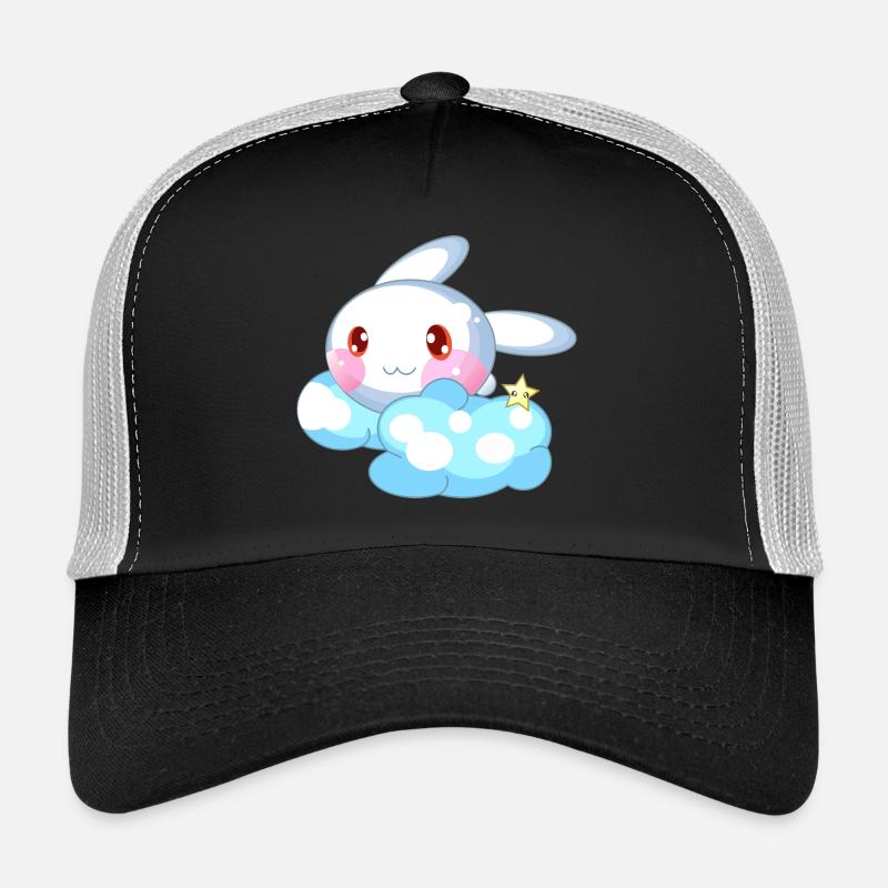 Hase süß Kinder - Trucker Cap - Schwarz/Steingrau