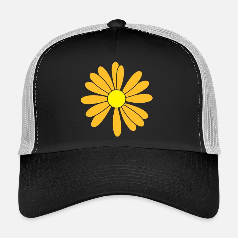 Patch de fleurs Casquette trucker 