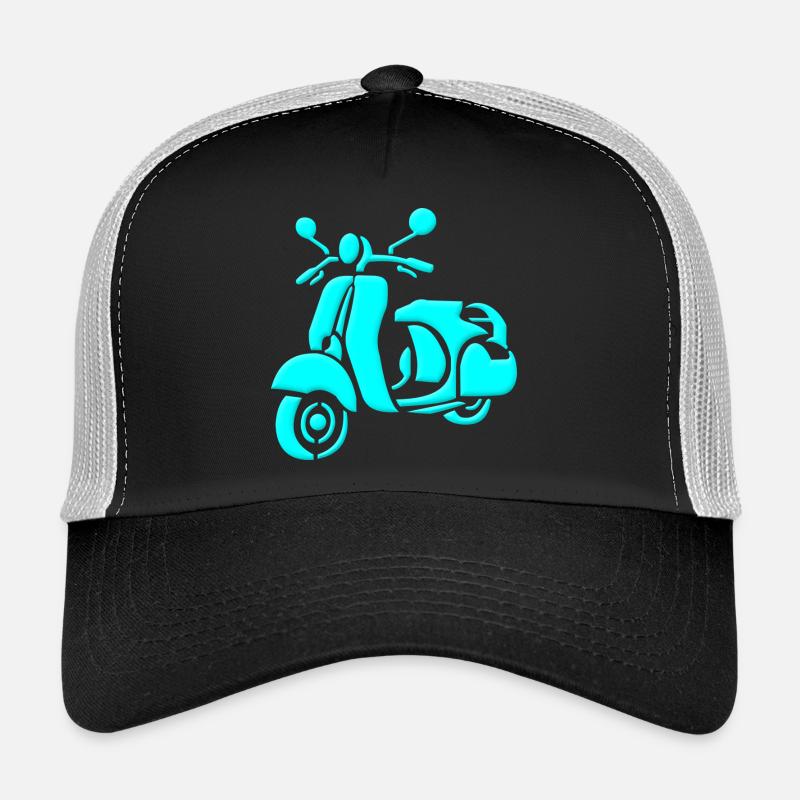 Retro Roller - Trucker Cap - Schwarz/Steingrau