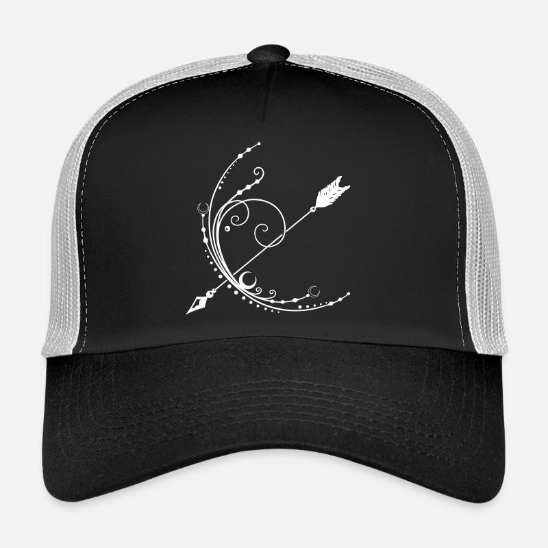 Flèche et arc lune croissant Casquette trucker 