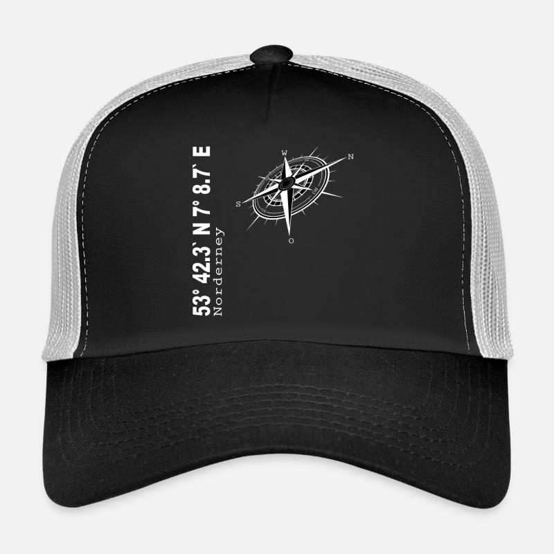 Norderney - Trucker Cap - Schwarz/Steingrau