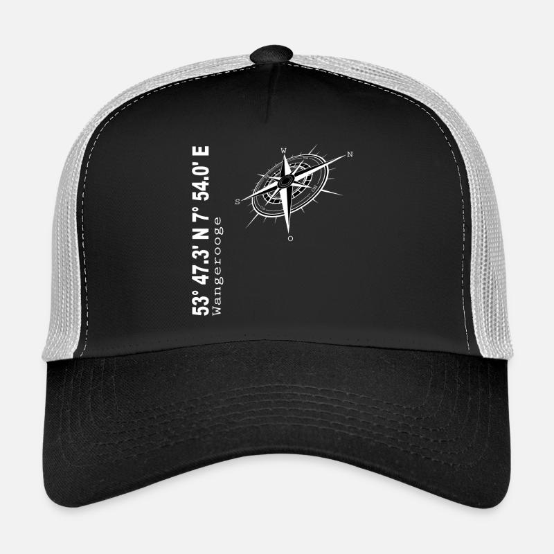 Wangerooge - Trucker Cap - Schwarz/Steingrau