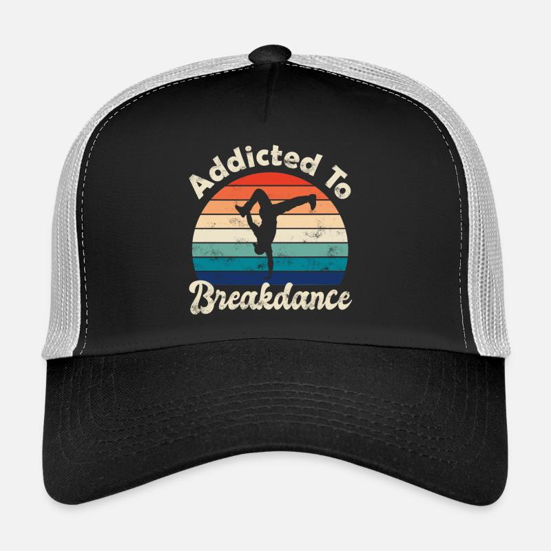 Breakdance - Trucker Cap - Schwarz/Steingrau