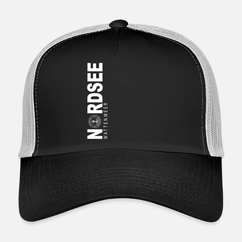 Nordsee - Trucker Cap - Schwarz/Steingrau