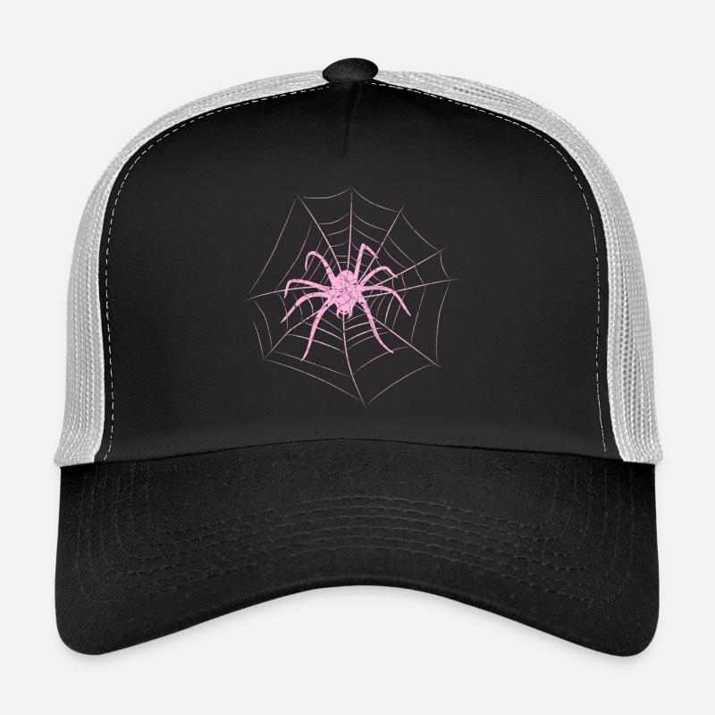 Spinne im Netz Halloween Trucker Cap