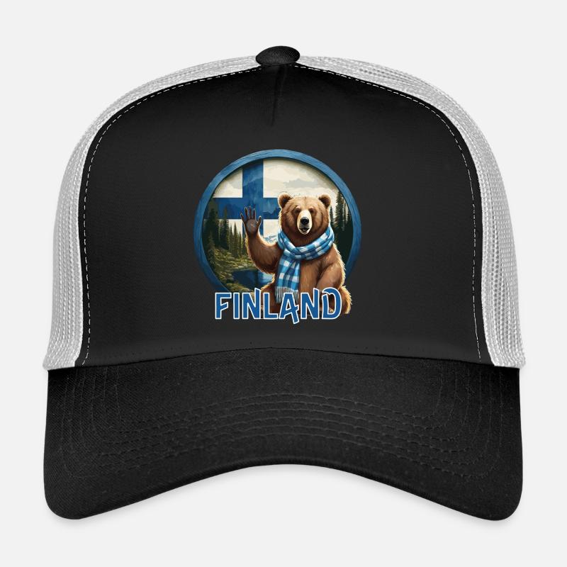 Finlande - Finlande - Suomi Casquette trucker 