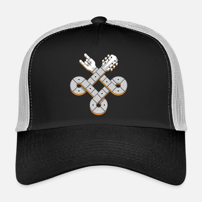 Celtic Knot Guitar. Rock Music Guitar Design Trucker Cap