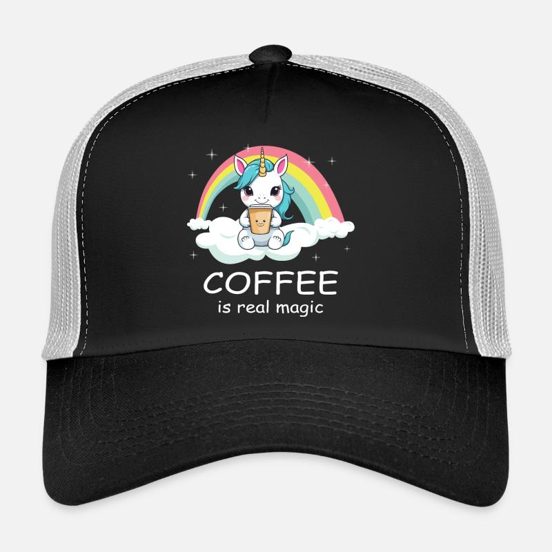 Süßes Kaffee Einhorn Trucker Cap