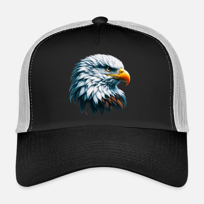 Adler - Trucker Cap - Schwarz/Steingrau