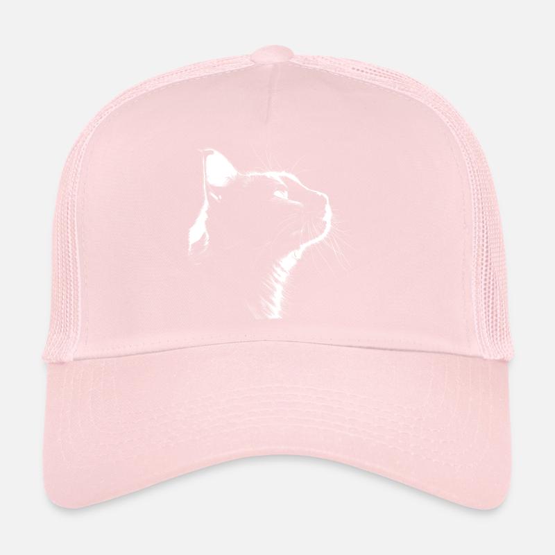 Silhouette Chat Casquette trucker 