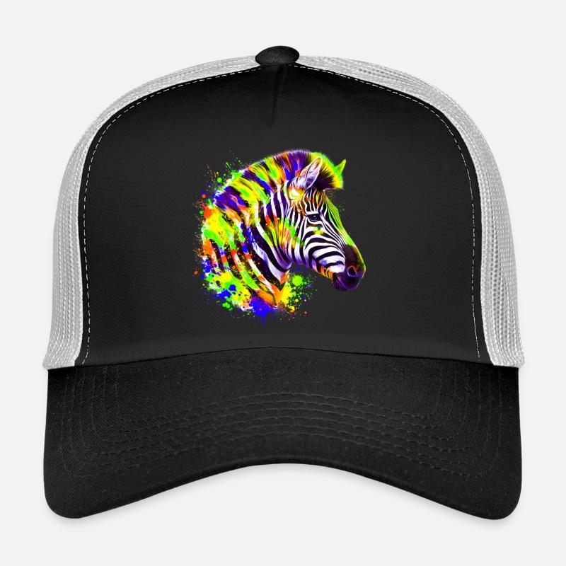 Zebra Trucker Cap