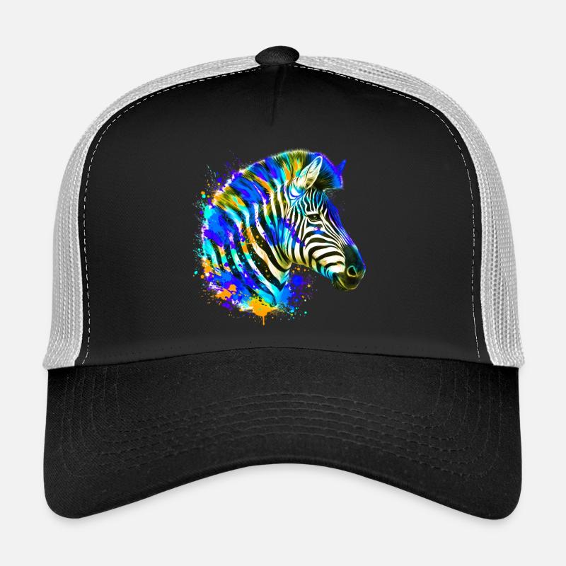 Zebra Trucker Cap