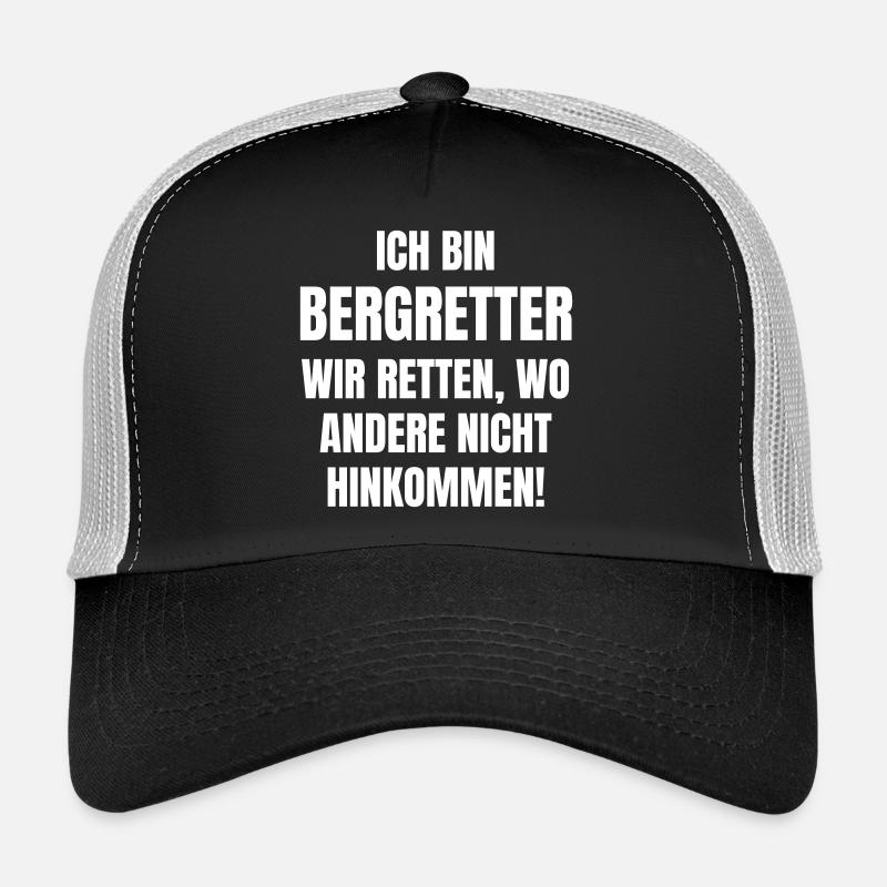Ich bin Bergretter. Trucker Cap