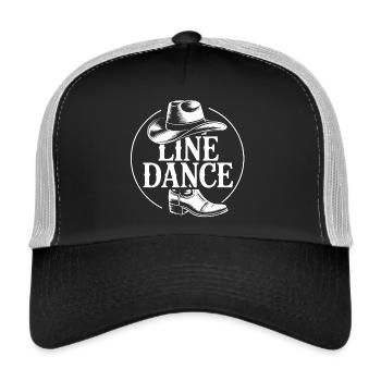 Formation de groupe de danse en ligne My Dance Sport - Casquette trucker  - noir/gris pierre - Devant