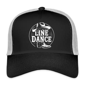 Formation de groupe de danse en ligne My Dance Sport - Casquette trucker  - noir/gris pierre - Devant