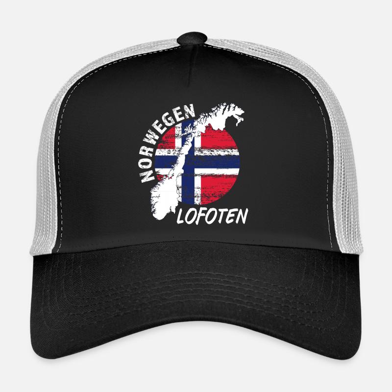 Lofoten - Trucker Cap - Schwarz/Steingrau