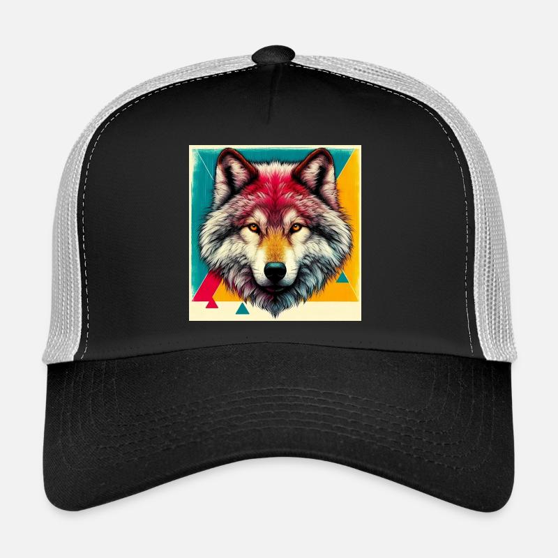 Wolf - Trucker Cap - black/stone grey
