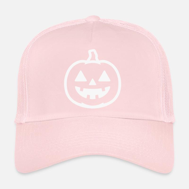 Directional Halloween Pumpkin Design Trucker Cap