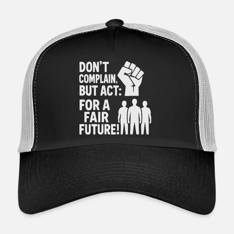 Acting for a fair future Trucker Cap