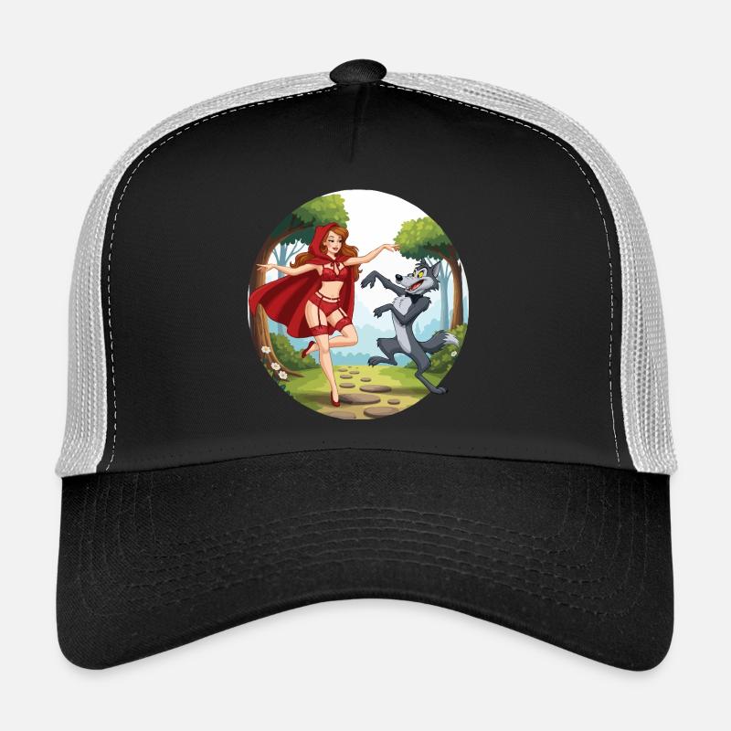 Roodkapje_danst_met_wolf Casquette trucker 