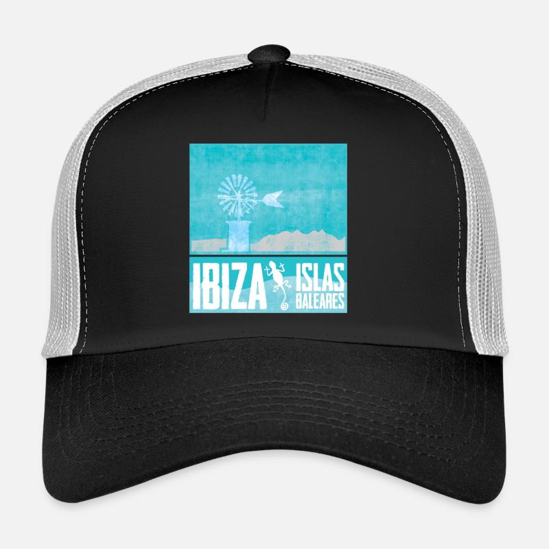 Ibiza Windmühlen Design Trucker Cap