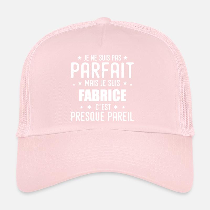 Fabrice: authentic, imperfect, top, perfection Trucker Cap