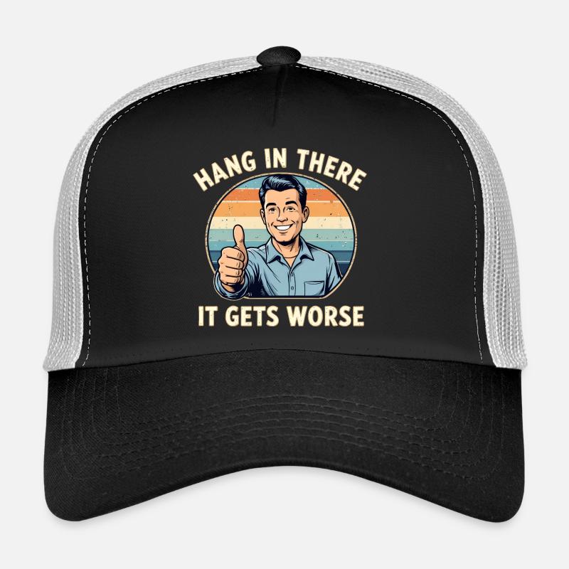 Restez à l’écoute, ça empire Casquette trucker 