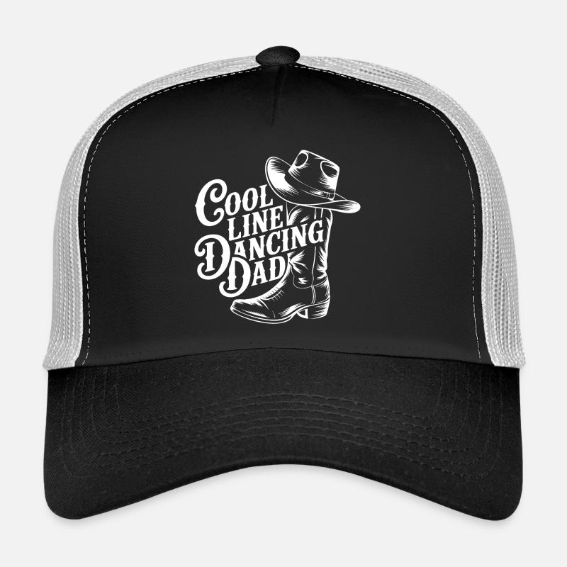 Cool Line Dancing Dad Design Casquette trucker 