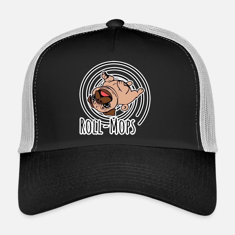 Rollender Mops - Ein Roll-Mops Trucker Cap