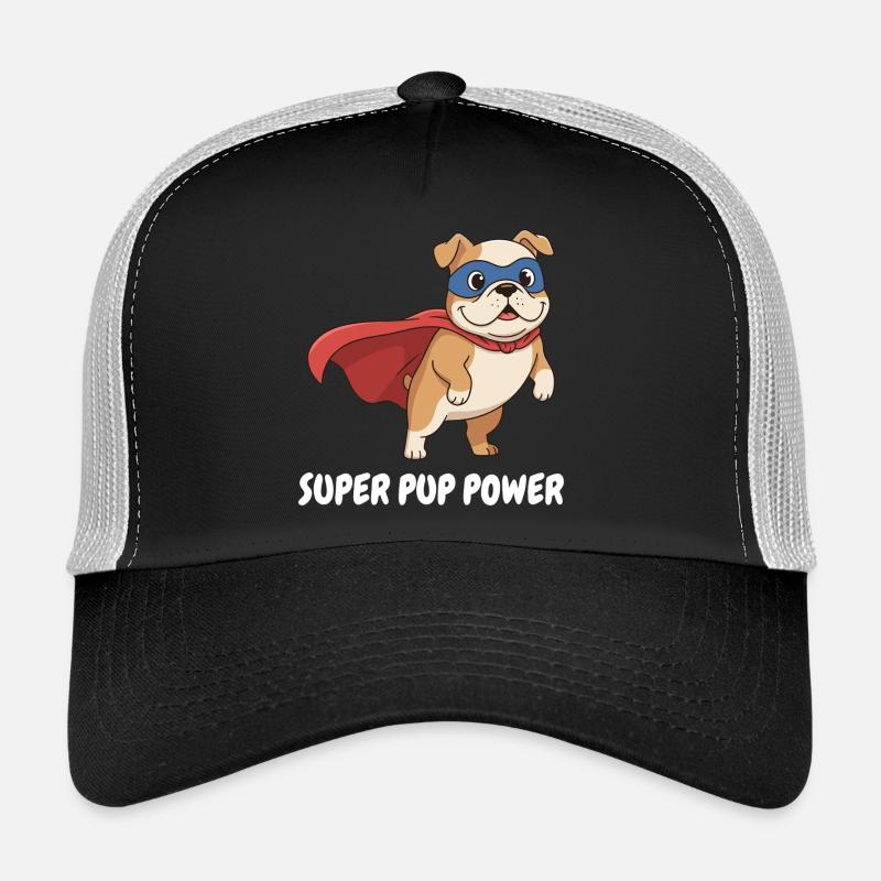 Cape de chien super-héros Casquette trucker 