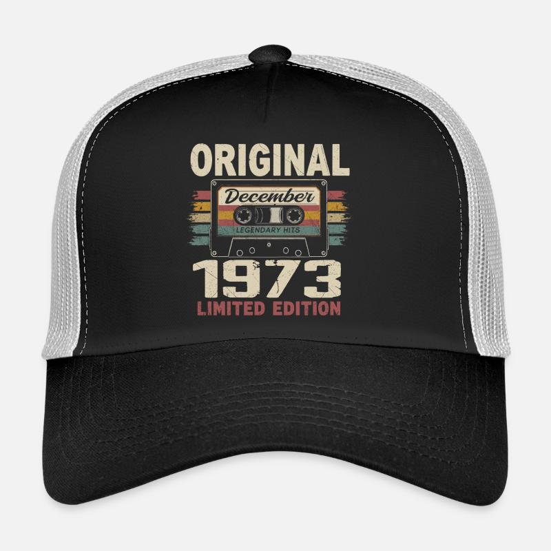 Cadeau D'anniversaire Décembre 1973 Casquette trucker 
